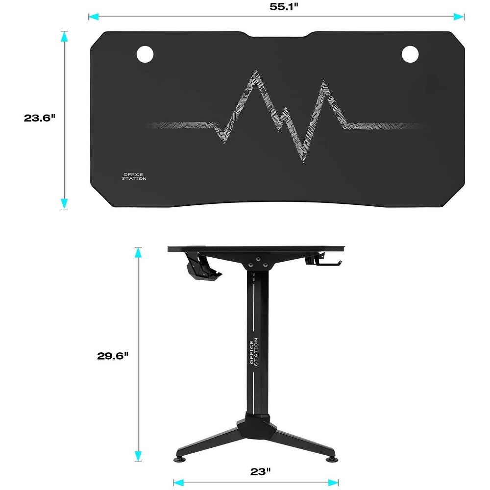 Homall Y Shaped Gaming Desk Computer Desk Table