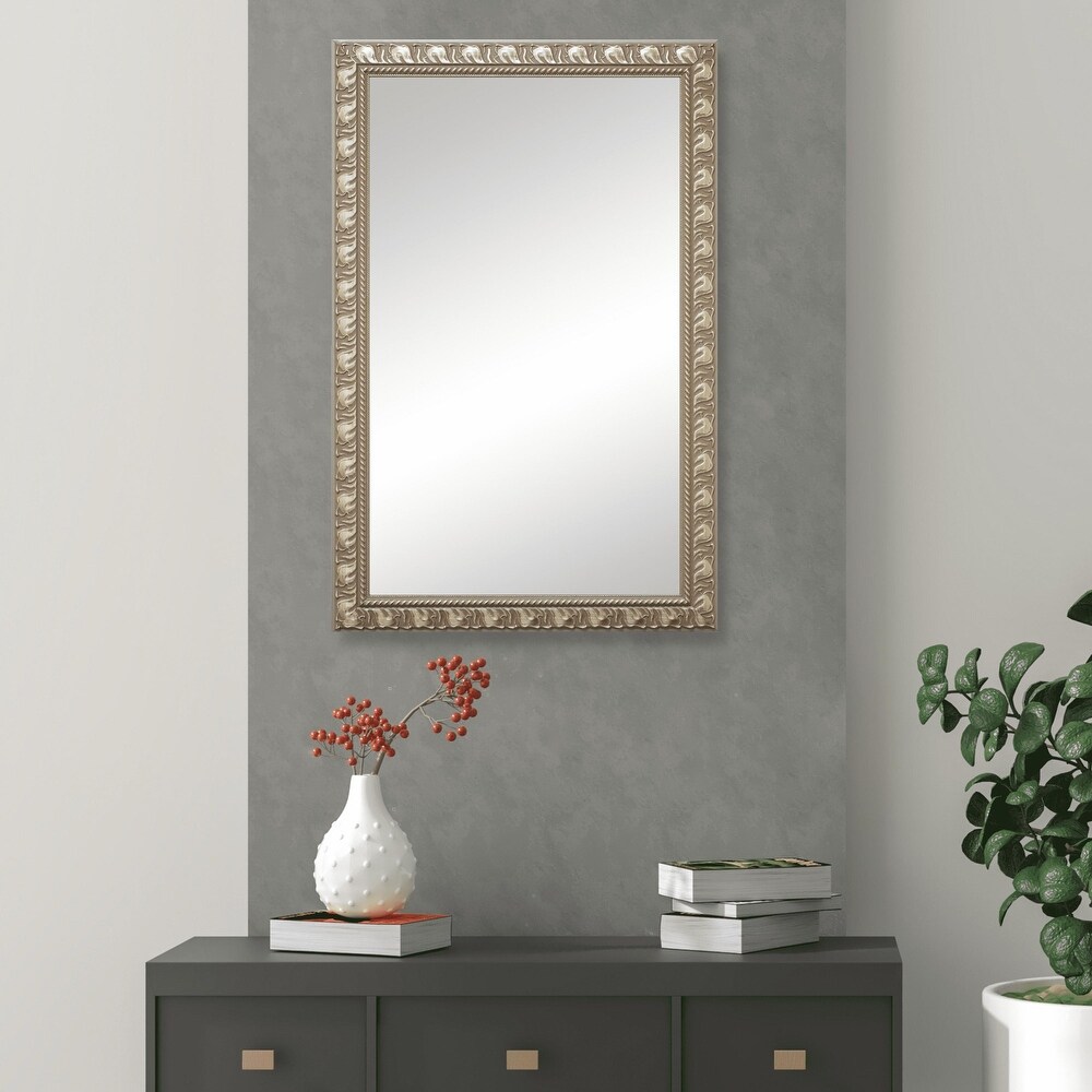 Hillsborough Nickel Framed Wall Mirror