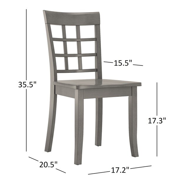 Wilmington II Window-back Dining Chairs (Set of 2) by iNSPIRE Q Classic