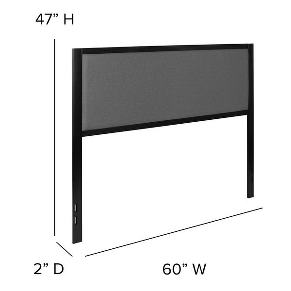 Metal Upholstered Headboard - Modern Headboard - - 31882121