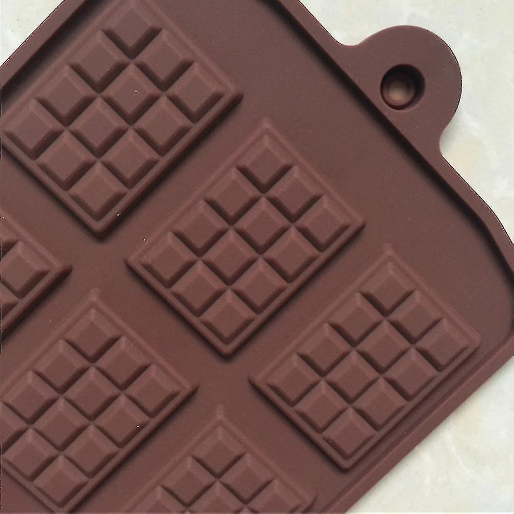 Silicone Chocolate Candy Molds Waffle 12 Grids Bpa Free， Reusable