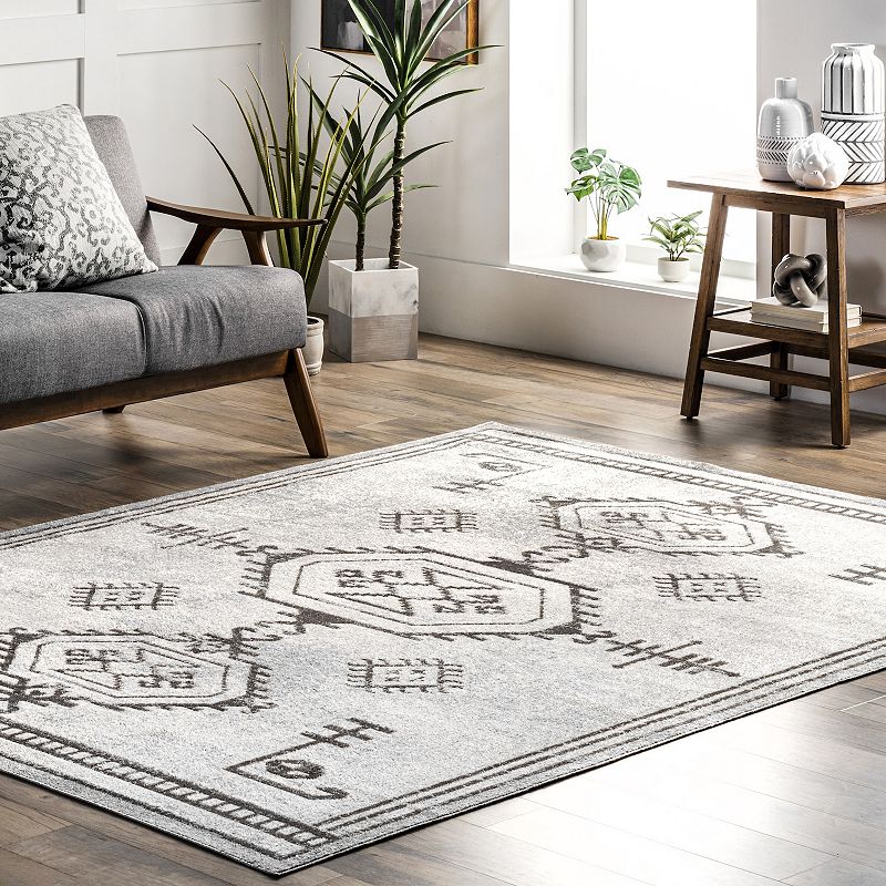 nuLOOM Kyleigh Machine Washable Southwestern Area Rug