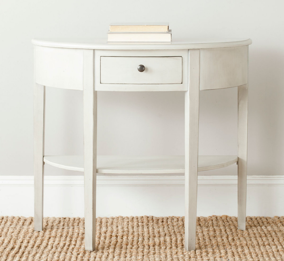 Maisie Console White Birch   Transitional   Console Tables   by AED Luxury Home Decor  Houzz