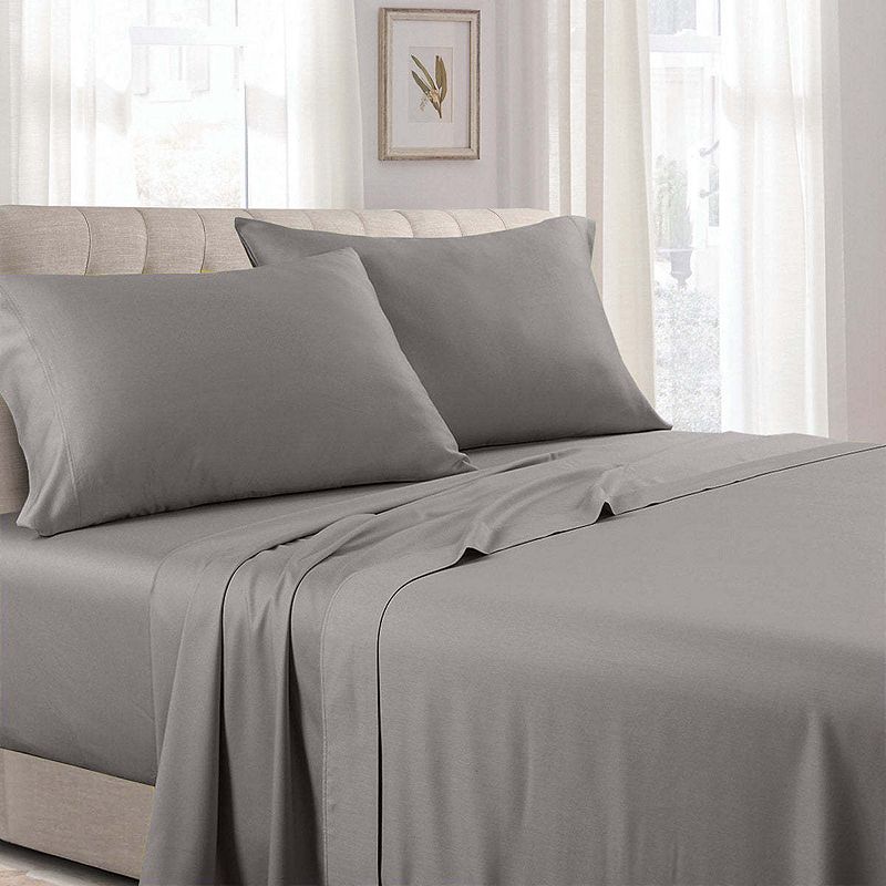 Low Profile (7-10 Inches) Soft Cotton Sateen Sheet Set