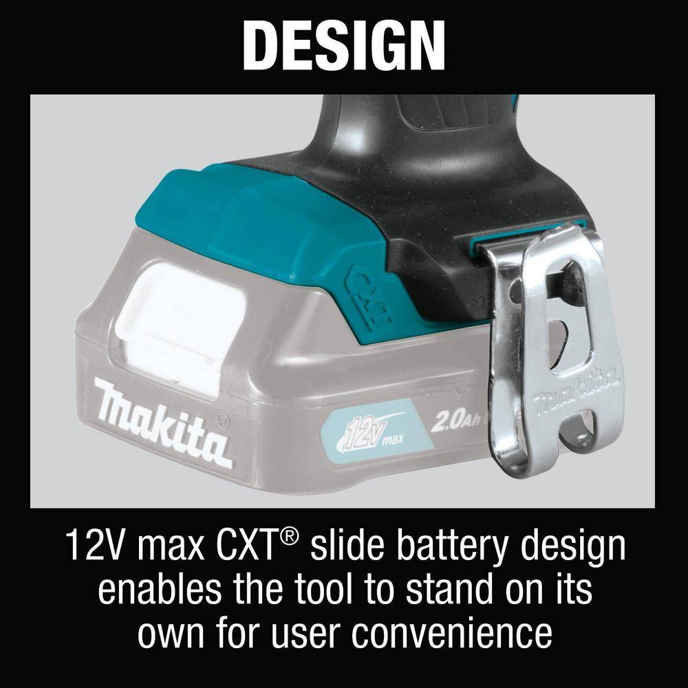 Makita 12V max CXT Lithium-Ion Cordless 38 in. Driver Drill (Tool-Only) FD09Z