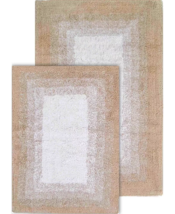 Chesapeake Whitney Ombre Reversible Bath Rug