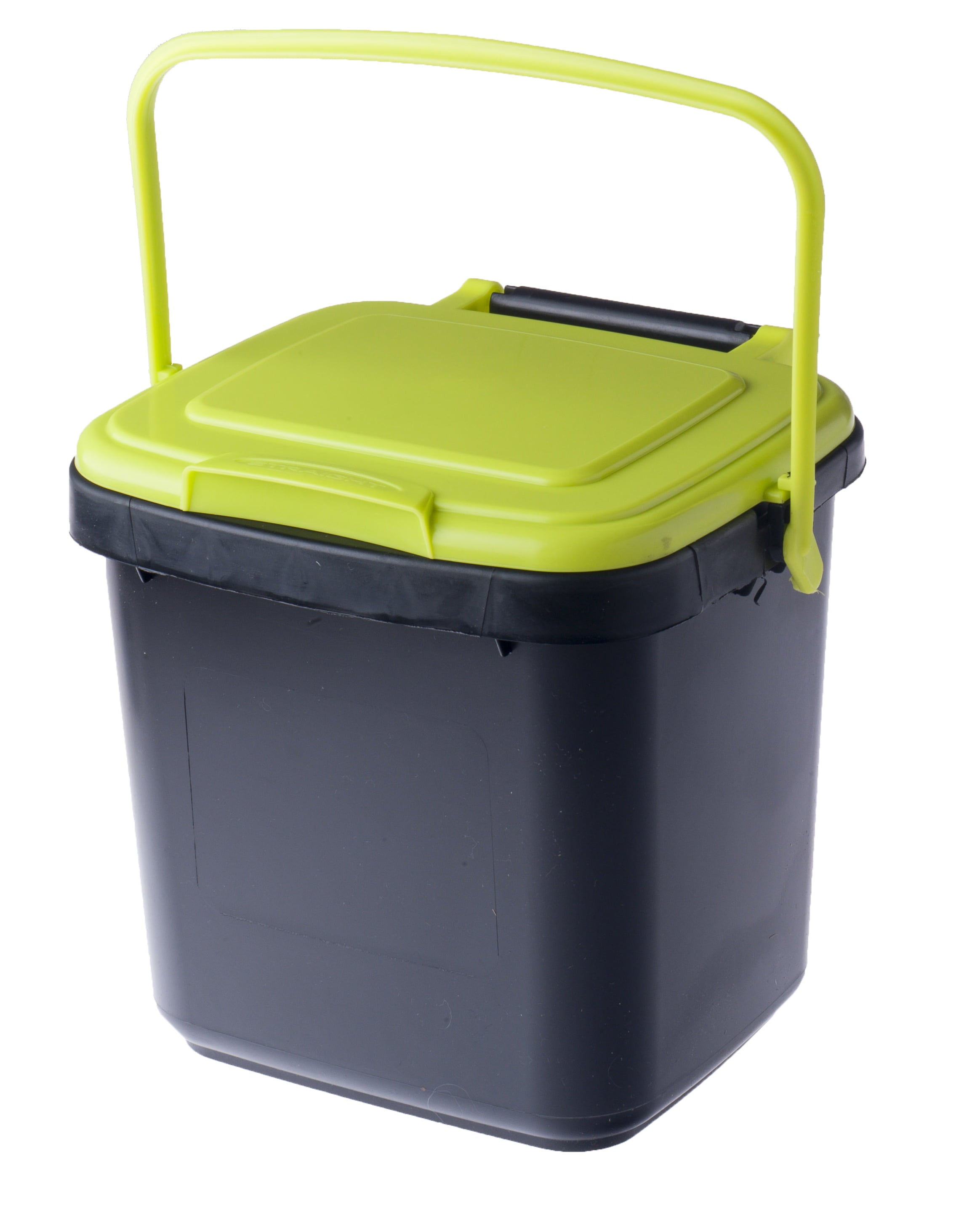 RSI 2 gal Black and Plastic Kitchen Composting Bin