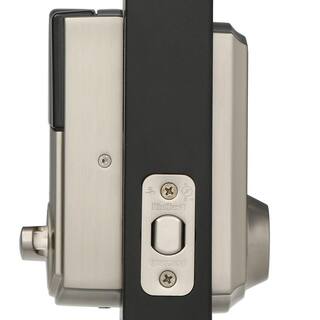 Kwikset SmartCode 915 Touchscreen Satin Nickel Single Cylinder Keypad Electronic Deadbolt Featuring SmartKey Security 915TRL TSCR 15 UL