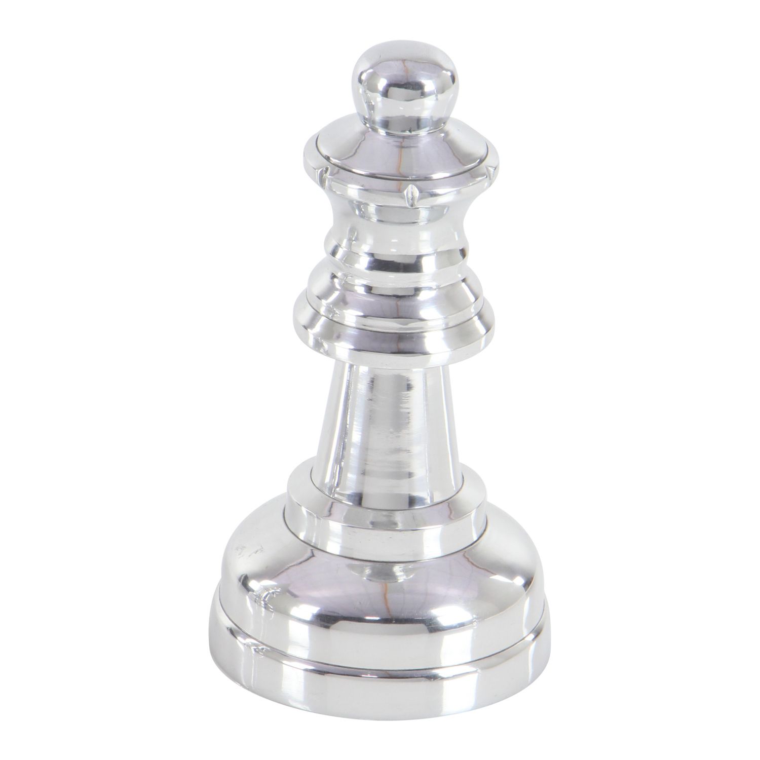 CosmoLiving by Cosmopolitan Metallic Decorative Chess Piece Table Decor 3-piece Set