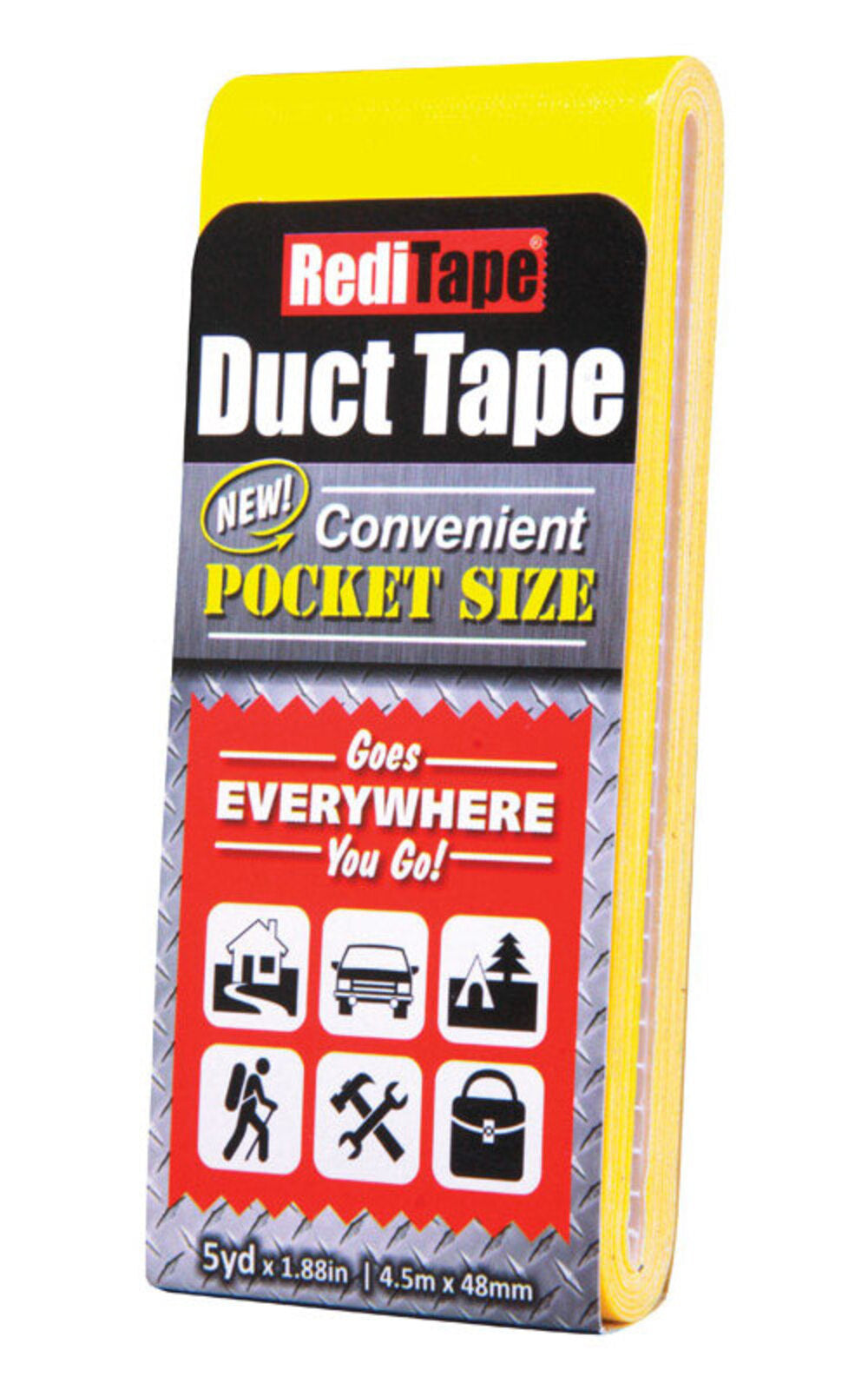 DUCT TAPE PCKT YLW 5YD