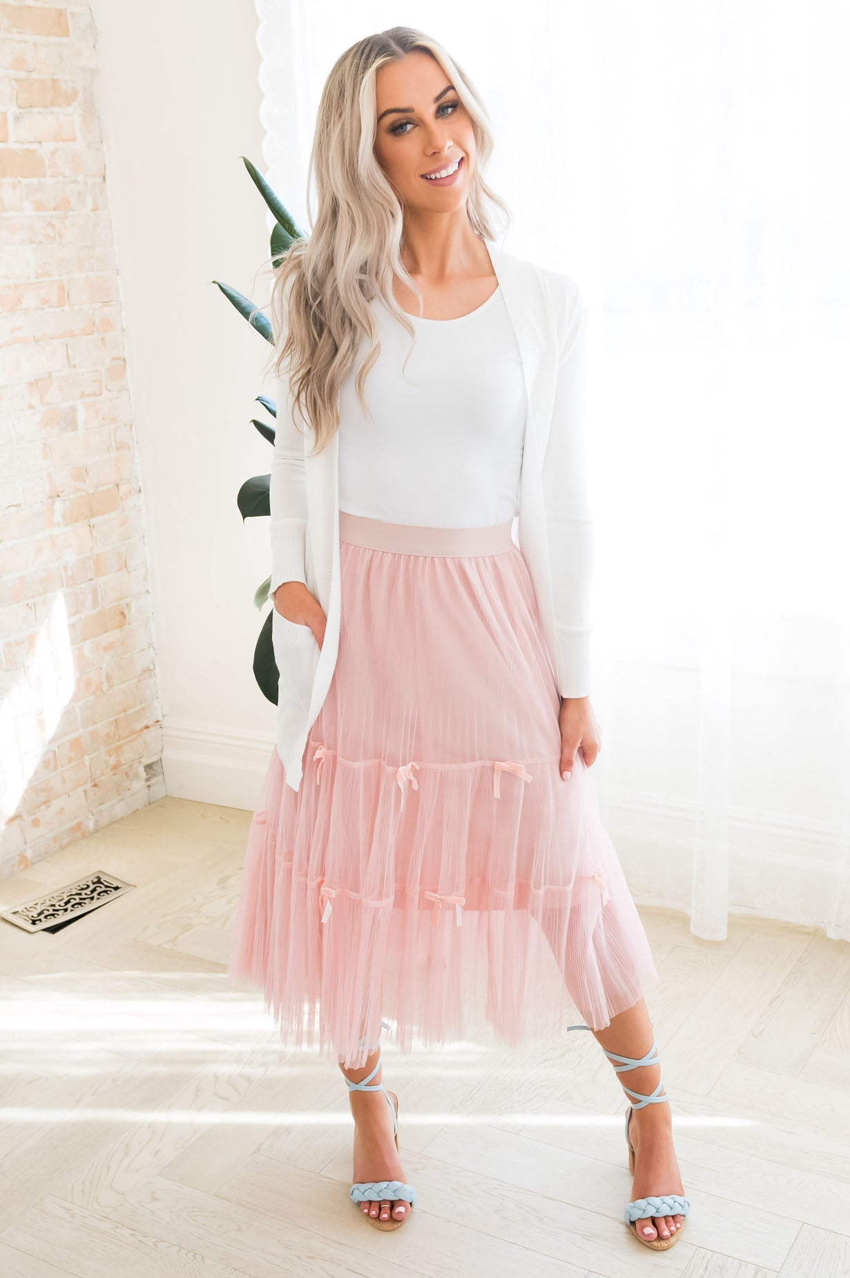 Beautiful Bows Modest Tulle Skirt