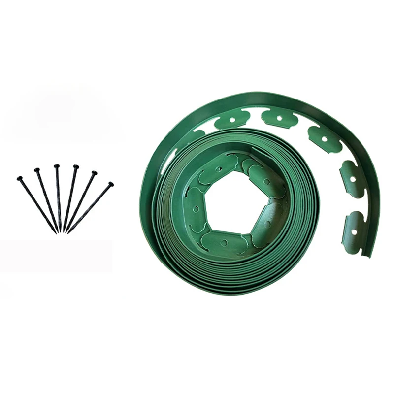 JNZ Special design L Shaped Recyclable plastic edging Lightweight garden edging with fixing nail device