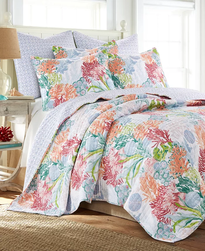 Levtex Sunset Bay Reversible 2-Pc. Quilt Set， Twin Twin XL