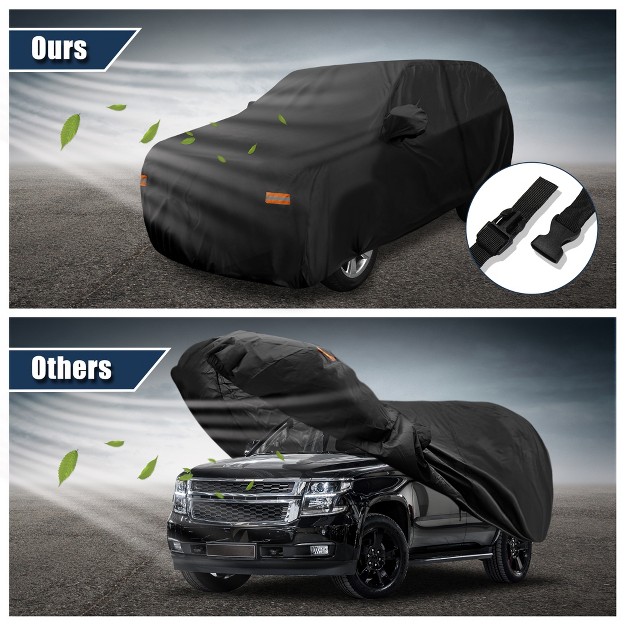 Unique Bargains Suv Car Cover For Chevrolet Tahoe 4 Door 2007 2020 Outdoor Waterproof Sun Rain Dust Wind Snow Protection