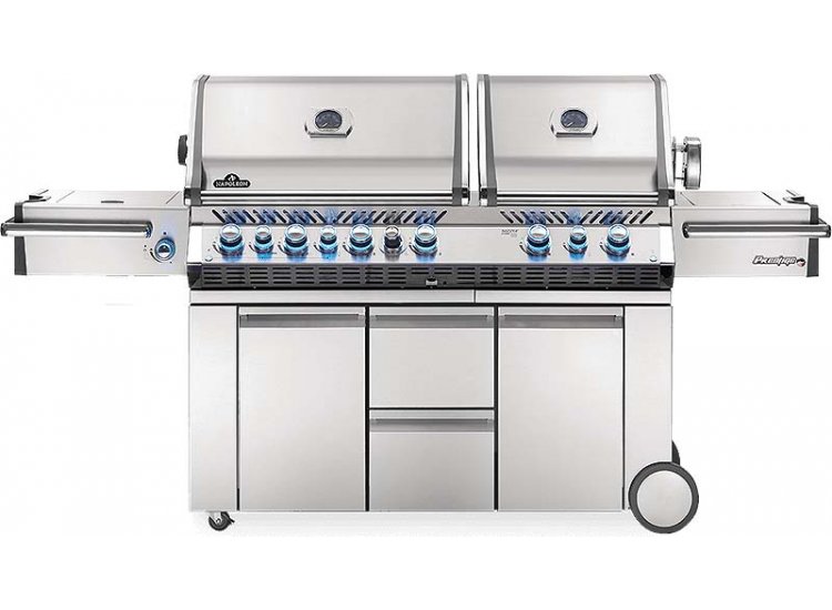 Napoleon Prestige Pro 825 RSBI Stainless Steel Liquid Propane Freestanding Grill