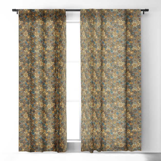 1pc Blackout Window Curtain Panel Deny Designs