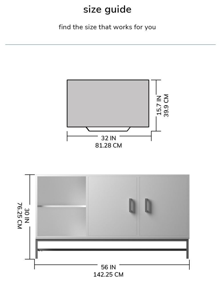 Nimes Media Unit   Transitional   Entertainment Centers And Tv Stands   by MH London  Houzz