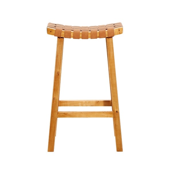 Brown Birch Rustic Stool 30 x 18 x 11 - 18 x 11 x 30