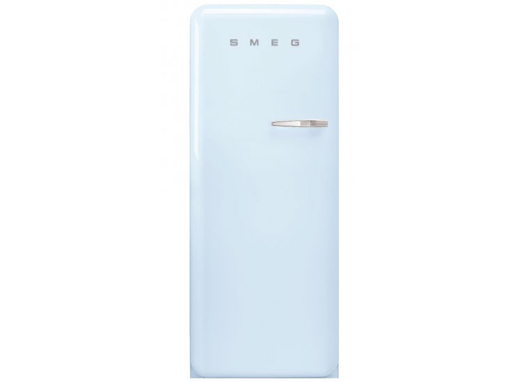 Smeg 50's Retro Style Aesthetic Pastel Blue Left-Hinge Refrigerator