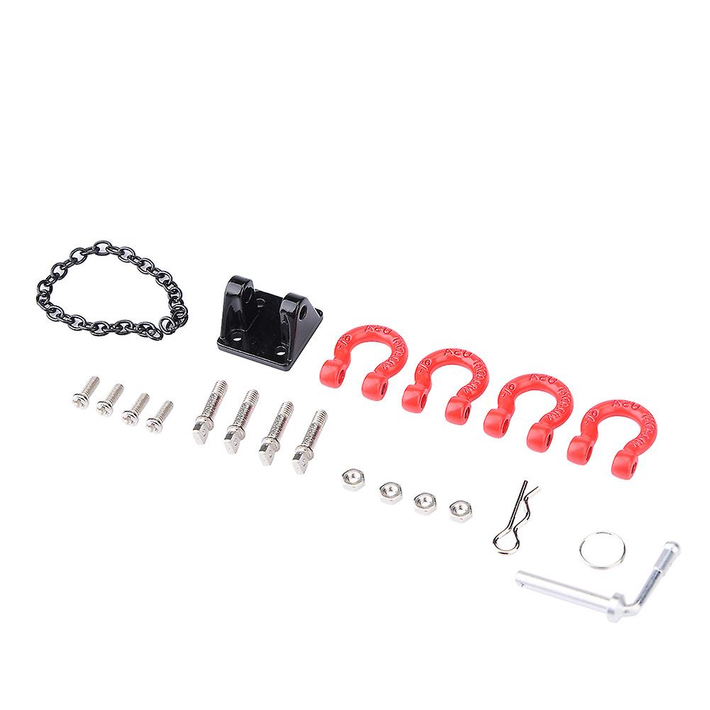 Rc Crawler Metal Tow Hook Buckle Tow Chain 1/10 Trailer Hook For Scx10 Car Remote Control Part