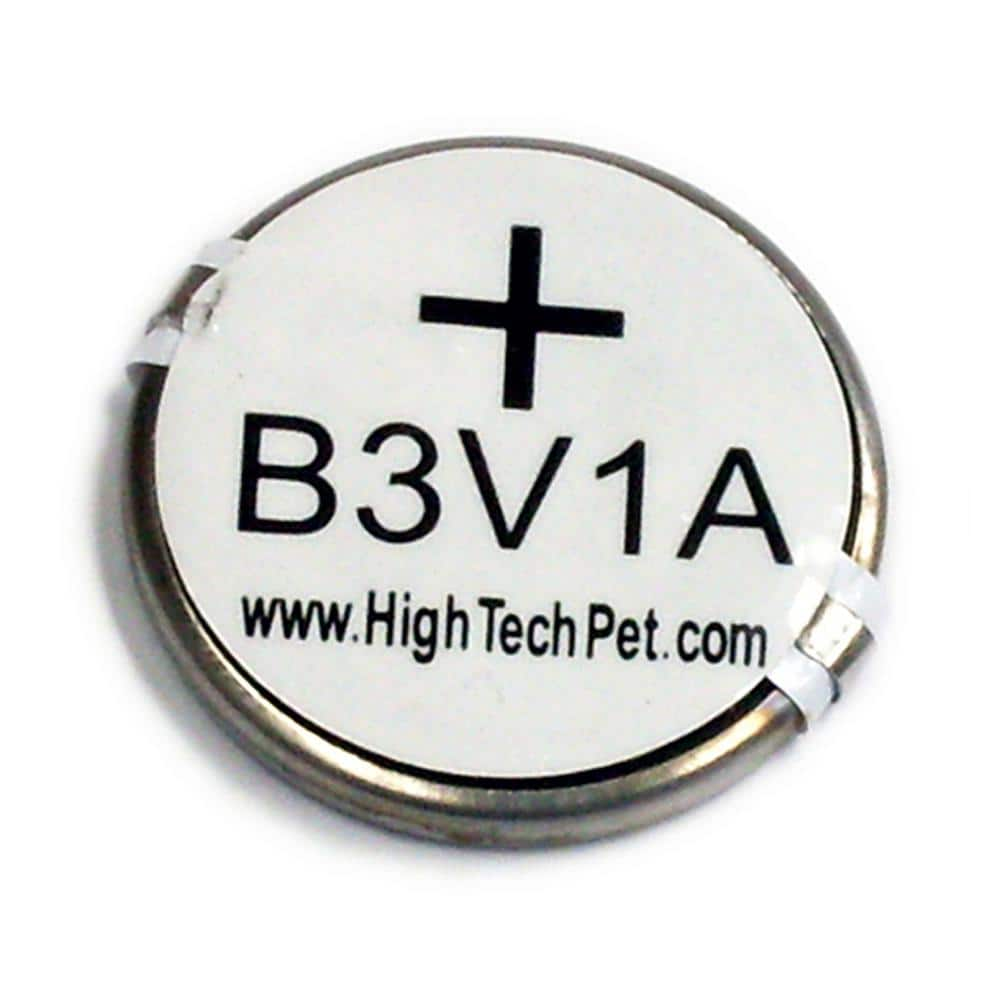 High Tech Pet 0.63 in. x 0.63 in. Required Battery for MS-4 Ultrasonic Pet Collar (2-Pack) B-3V1A-2P