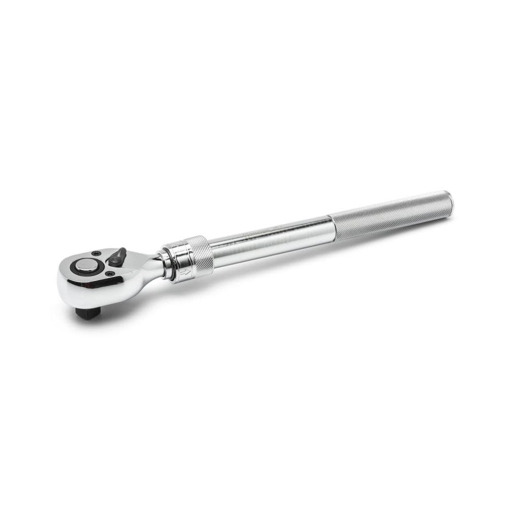 1/2 Drive 72 Tooth Quick Release Extendable Teardrop Ratchet 12 In. to 17-1/2 In.and#8221;