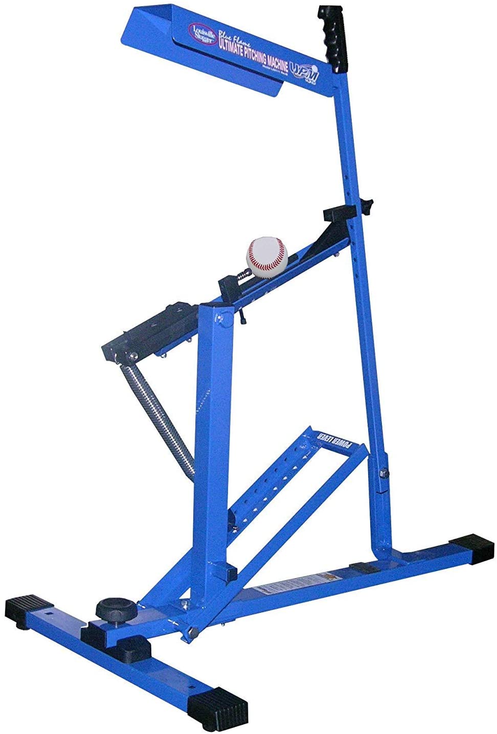 ‘- The Blue Flame Ultimate Pitching Machine