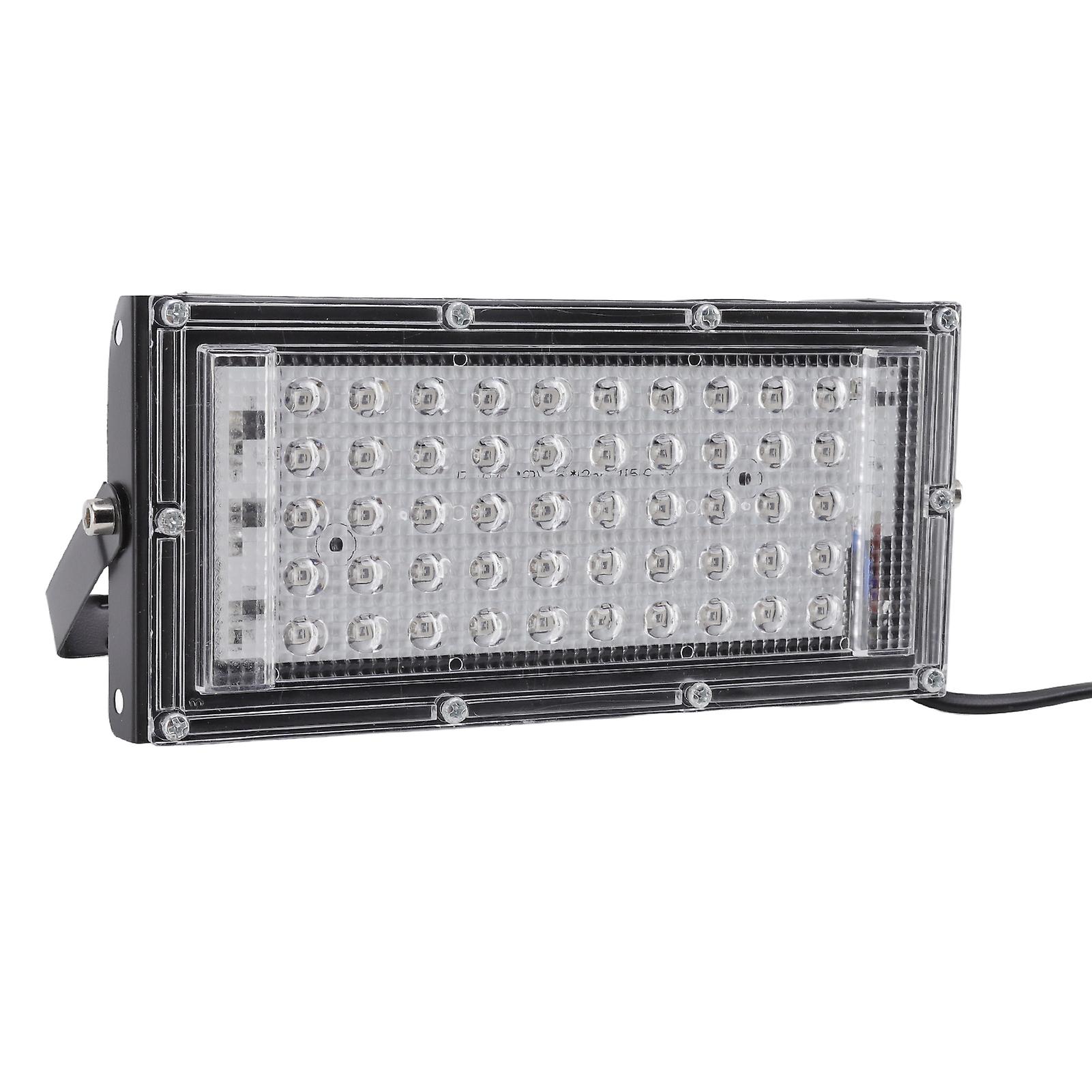 UV Flood Light 50W LED Aluminum Fluorescent Stage Lamp For Halloween Party EU 220 V