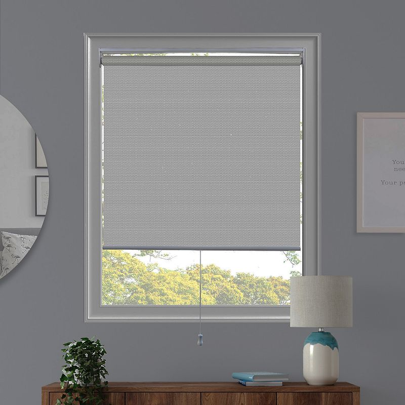 Chicology Cordless Solar White Roller Shade 48X72