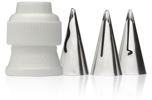 Ateco 384 Ruffle Tube Set