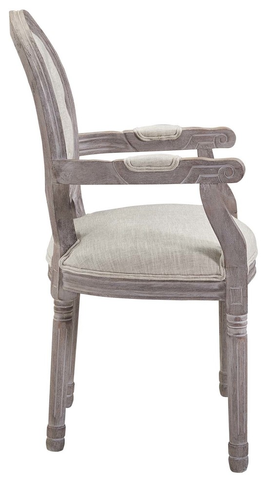 Country Farm House Dining Vintage Style Side Chair Armchair  Fabric   French Country   Dining Chairs   by House Bound  Houzz