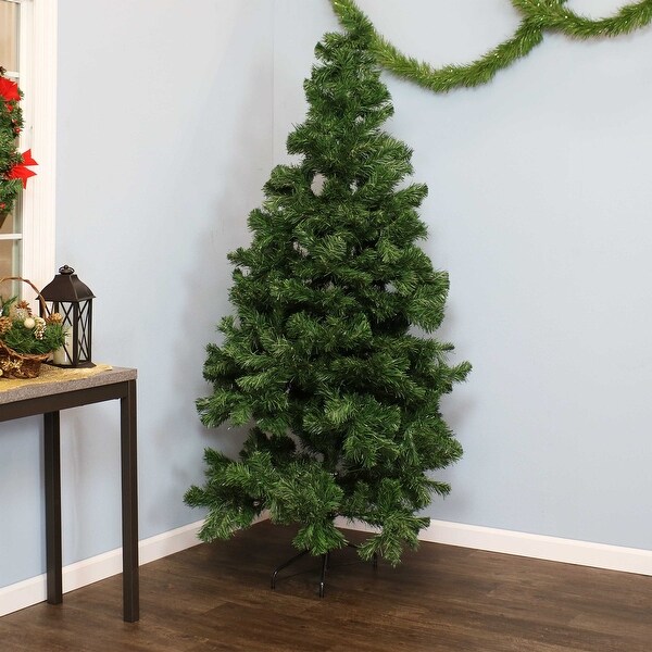 Sunnydaze Faux Canadian Pine Christmas Tree with Hinged Branches