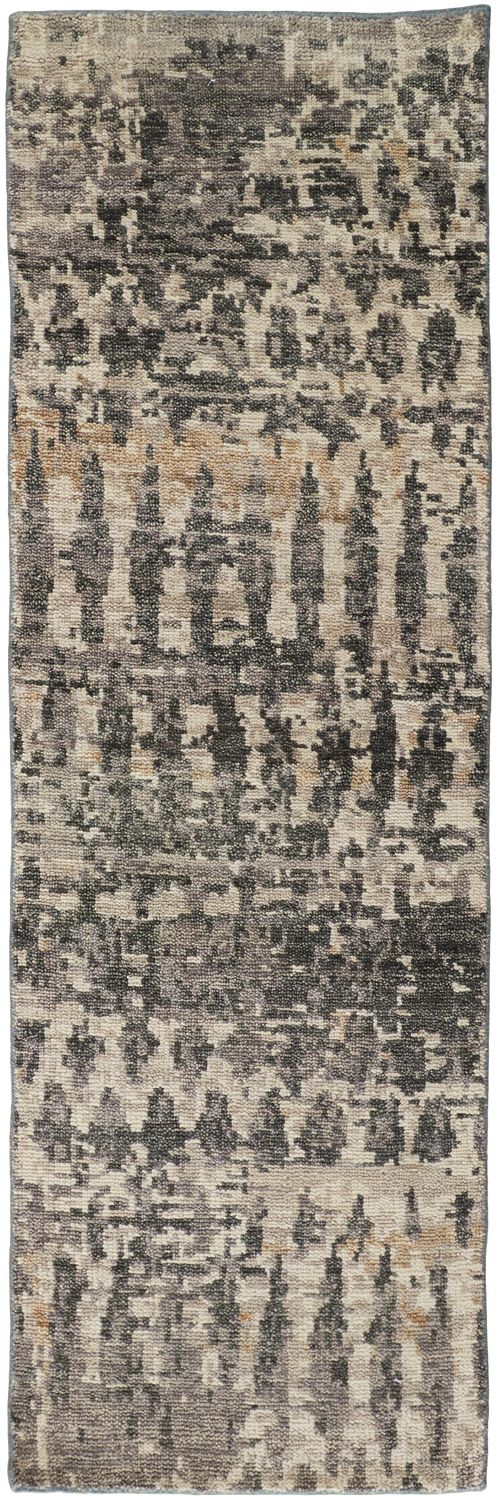 Scottsdale Hand Knotted Gray and Beige Rug by BD Fine