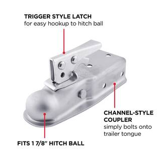 TowSmart Class 1 1-78 in. Ball Coupler with 2 in. to 2-12 in. Adjustable Collars 778