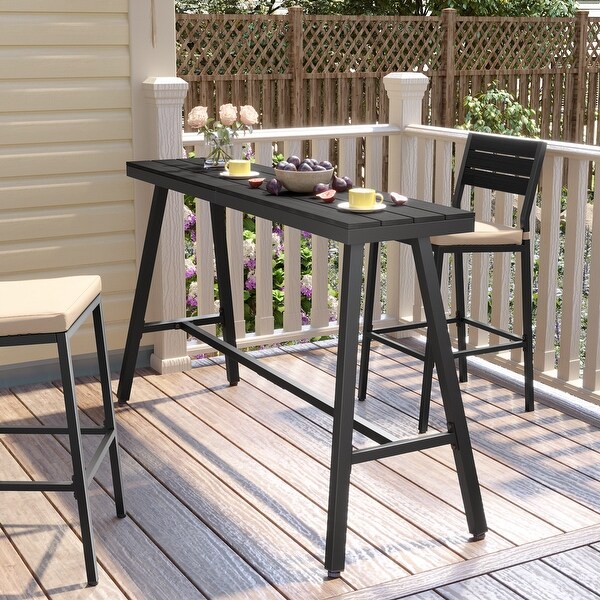 VredHom Outdoor Bar Table Bistro Dining Table