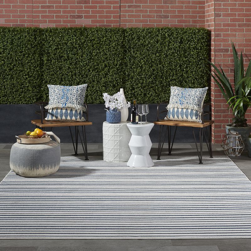 Nourison Calobra Striped Outdoor Area Rug