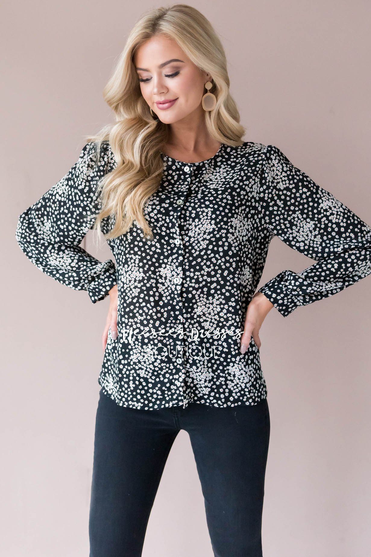 Floral Frenzy blouse