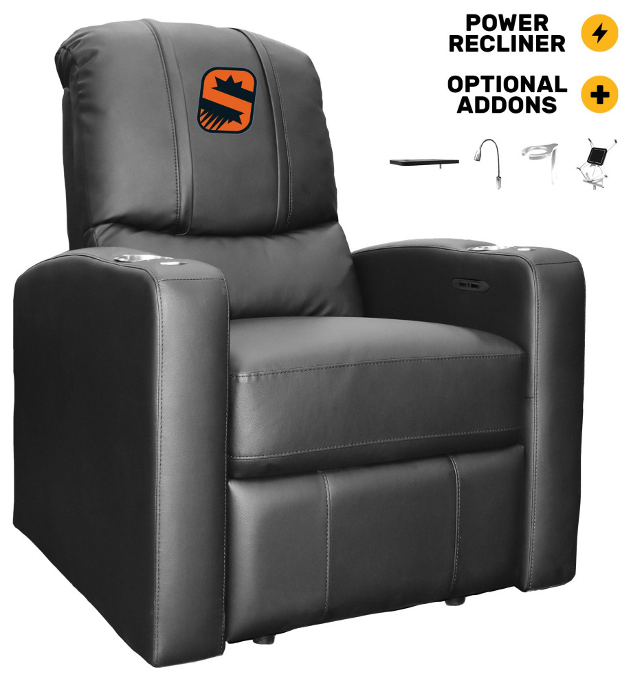 Phoenix Suns S Man Cave Home Theater Power Recliner   Contemporary   Recliner Chairs   by DreamSeats LLC  Houzz