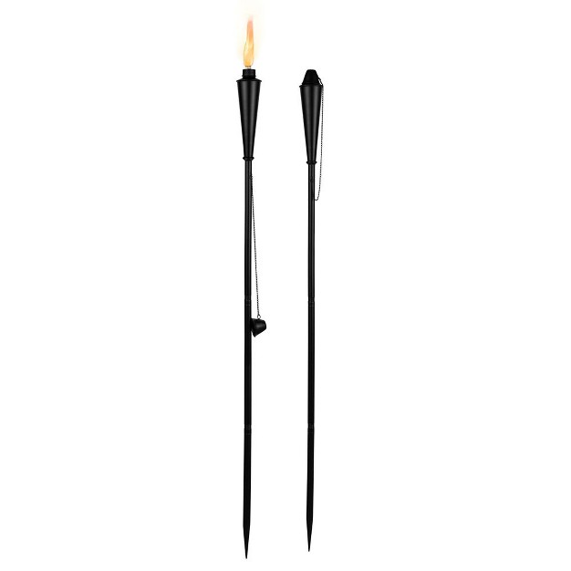 Birdrock Home 4pk Mallorca Torches Black