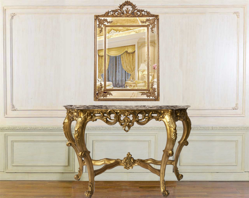 Rosia 53 quotConsole Table   Victorian   Console Tables   by Infinity Furniture  Houzz