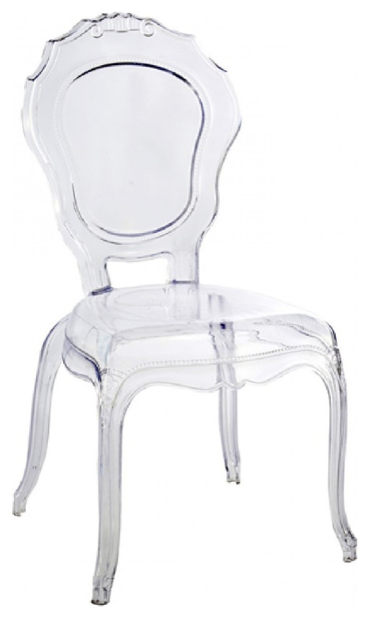 Princess Armless Chair (Set Of 4)   Traditional   Dining Chairs   by AFB Decor  Houzz