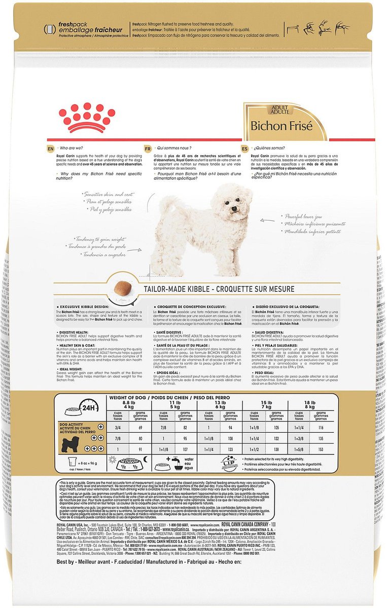 Royal Canin Breed Health Nutrition Bichon Frise Adult Dry Dog Food