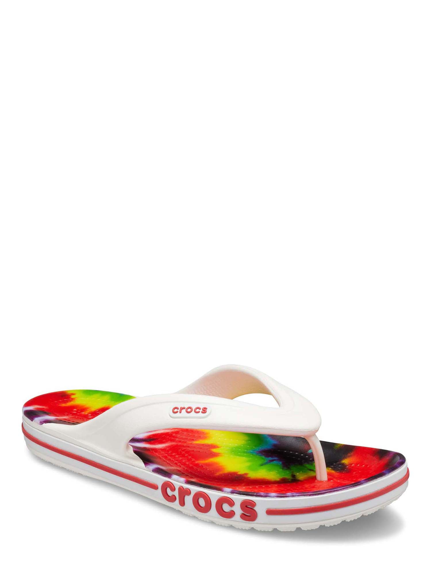 Crocs Unisex Bayaband Tie Dye Mania Flip Thong Sandal