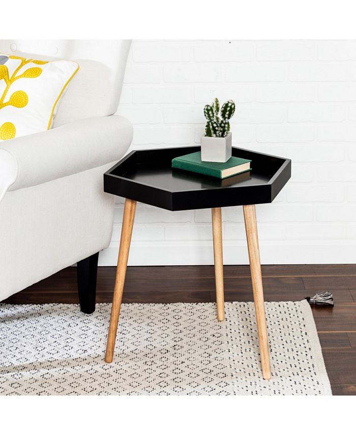 Honey Can Do Hexagon End Table