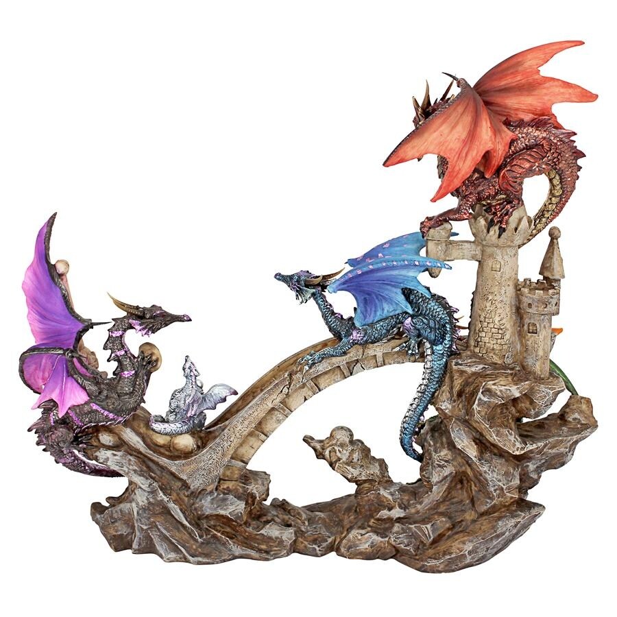 Design Toscano Battle Of Valhalla Dragon Statue