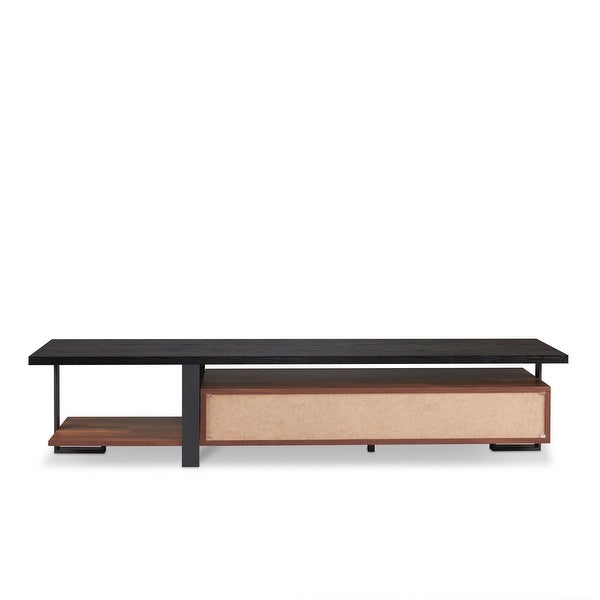 Global Pronex Elling TV Stand in Walnut Black