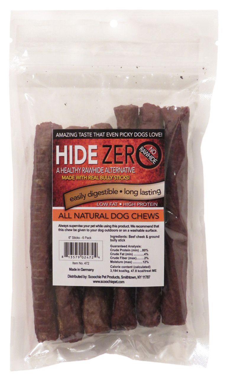 Hide Zero All Natural Bully Sticks Dog Chews