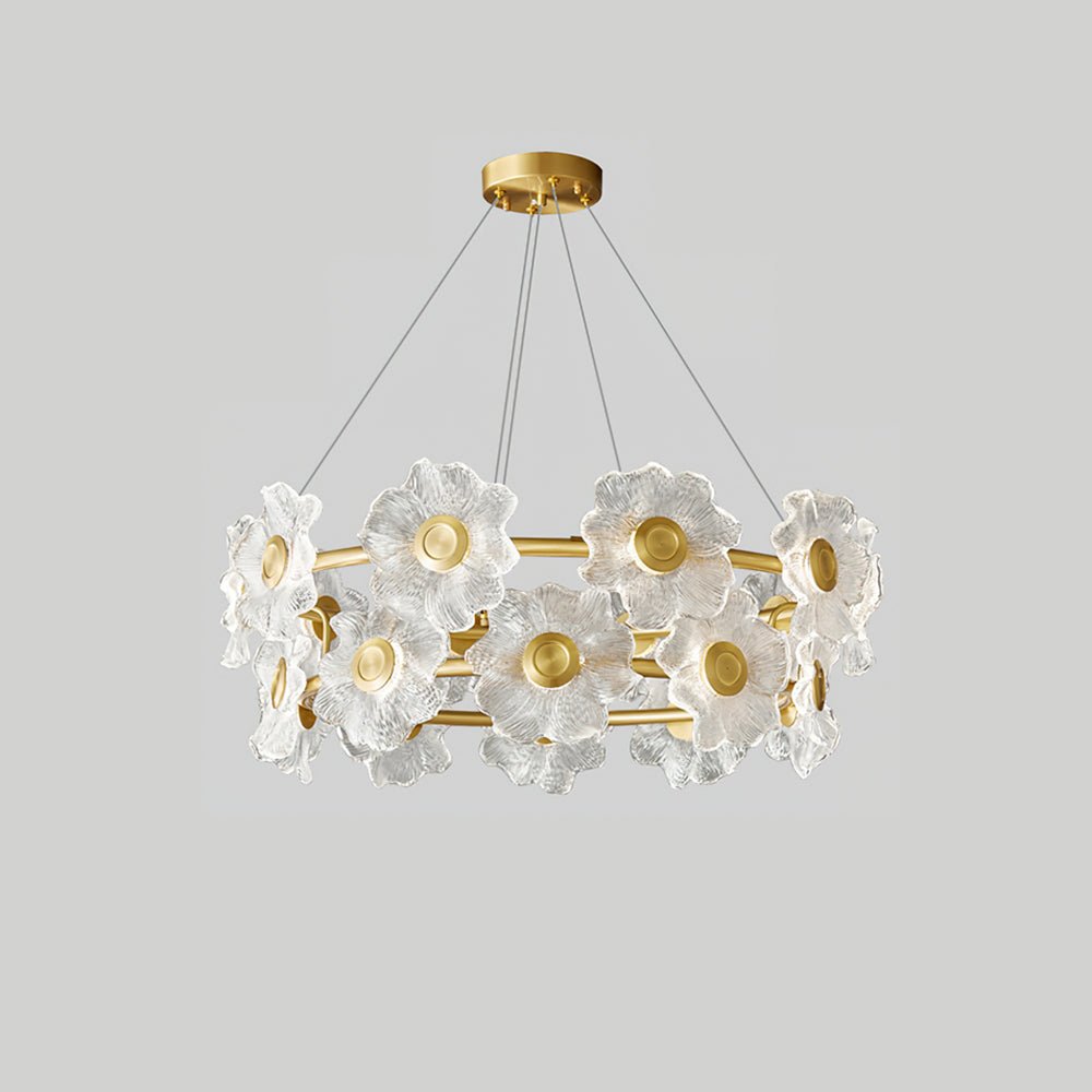 Flora Glass Chandelier