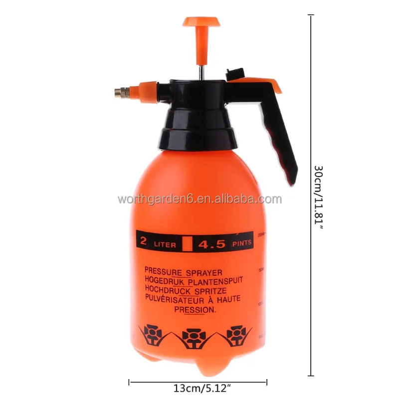 2 16L PP Plastic Bottle Hand Held Car Washing Plants Spray Water Pump Foam Sprayer