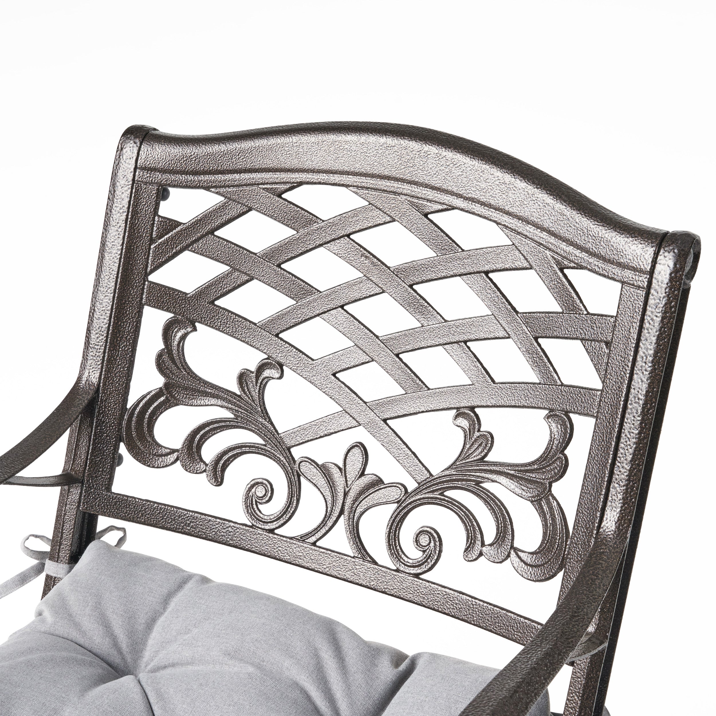 Laura Outdoor Dining Chair with Cushion (Set of 2)